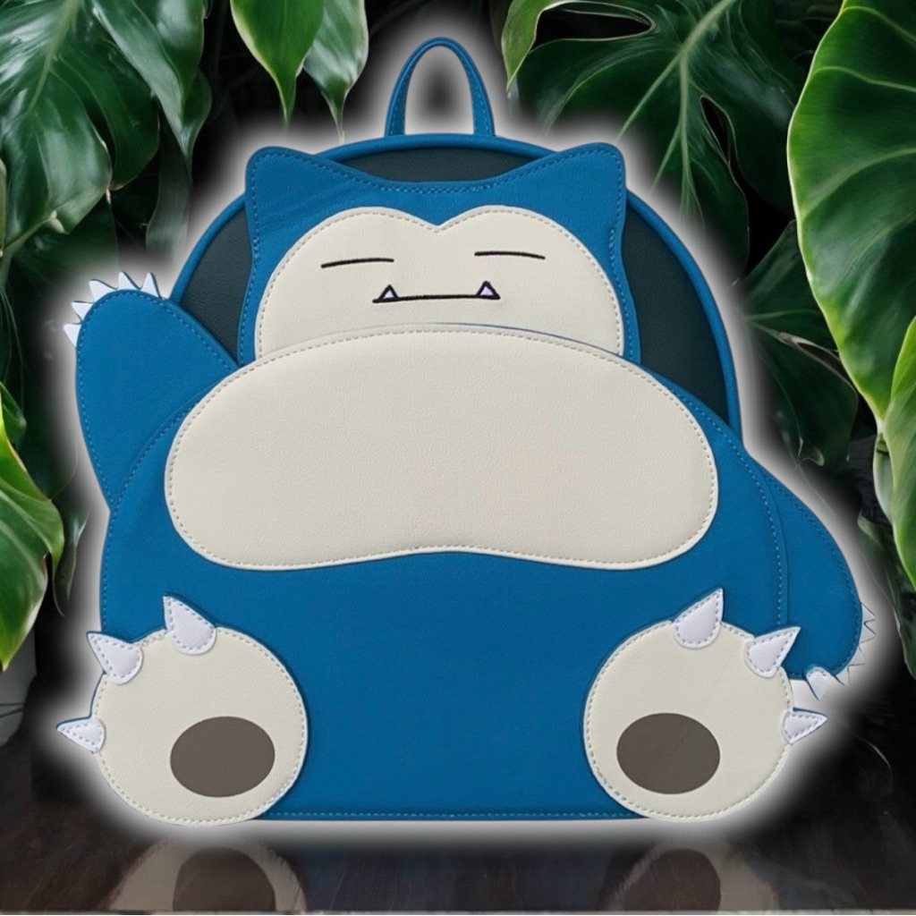 Loungefly Pokmon Snorlax Statement Fashion Fandom Festival Retro Mini Backpack